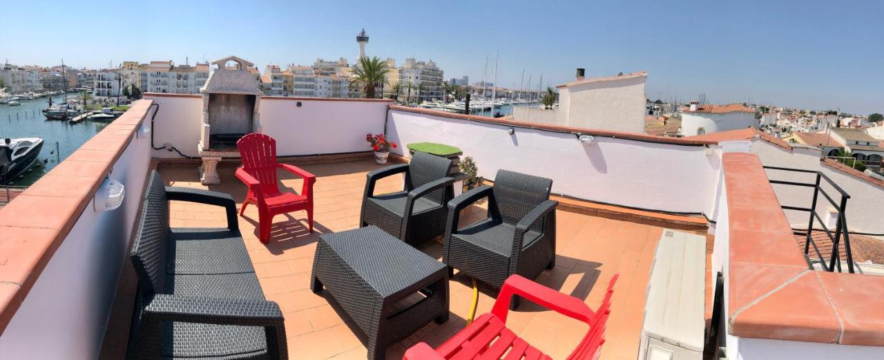Appartement 80 M2,Port Rhodes D-2 Chambres, Terrasse Panoramique, Vue Sur Le Canal Principal D'Empuriabrava Εξωτερικό φωτογραφία